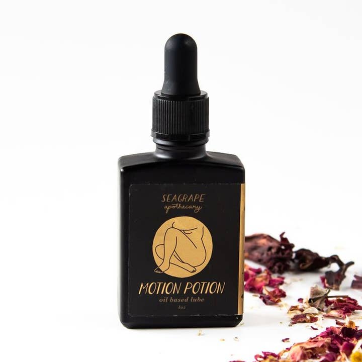 Motion Potion oil based lube for wholesale by Seagrape Apothecary