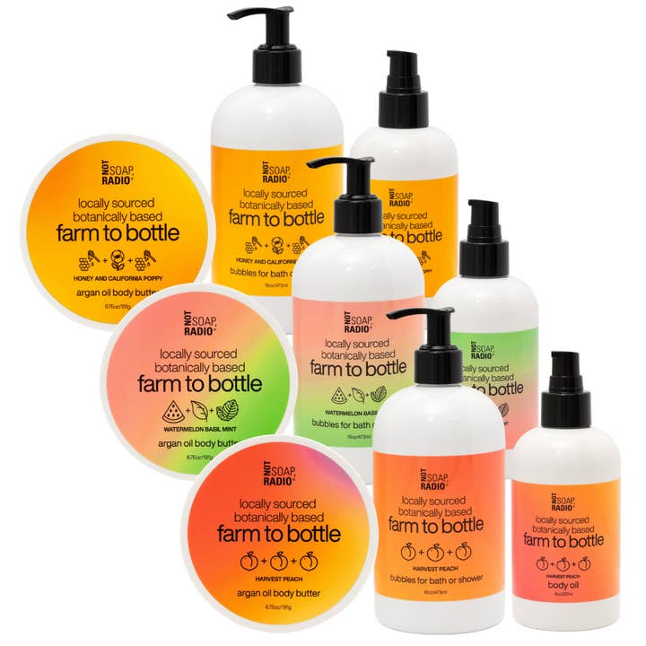 NEW Farm to Bottle - Discounted Full Opening Order for wholesale by Not Soap, Radio