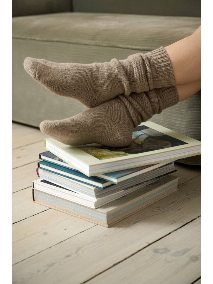 polar socks - taupe for wholesale on Faire
