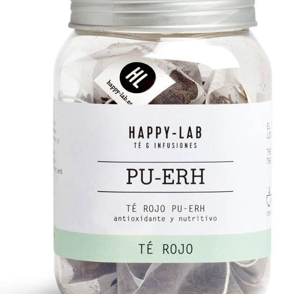 Gourmandise - Wholesale Health/Detox Tea - Red tea Happy-Lab Pu-Erh Pot 14 pyramids0
