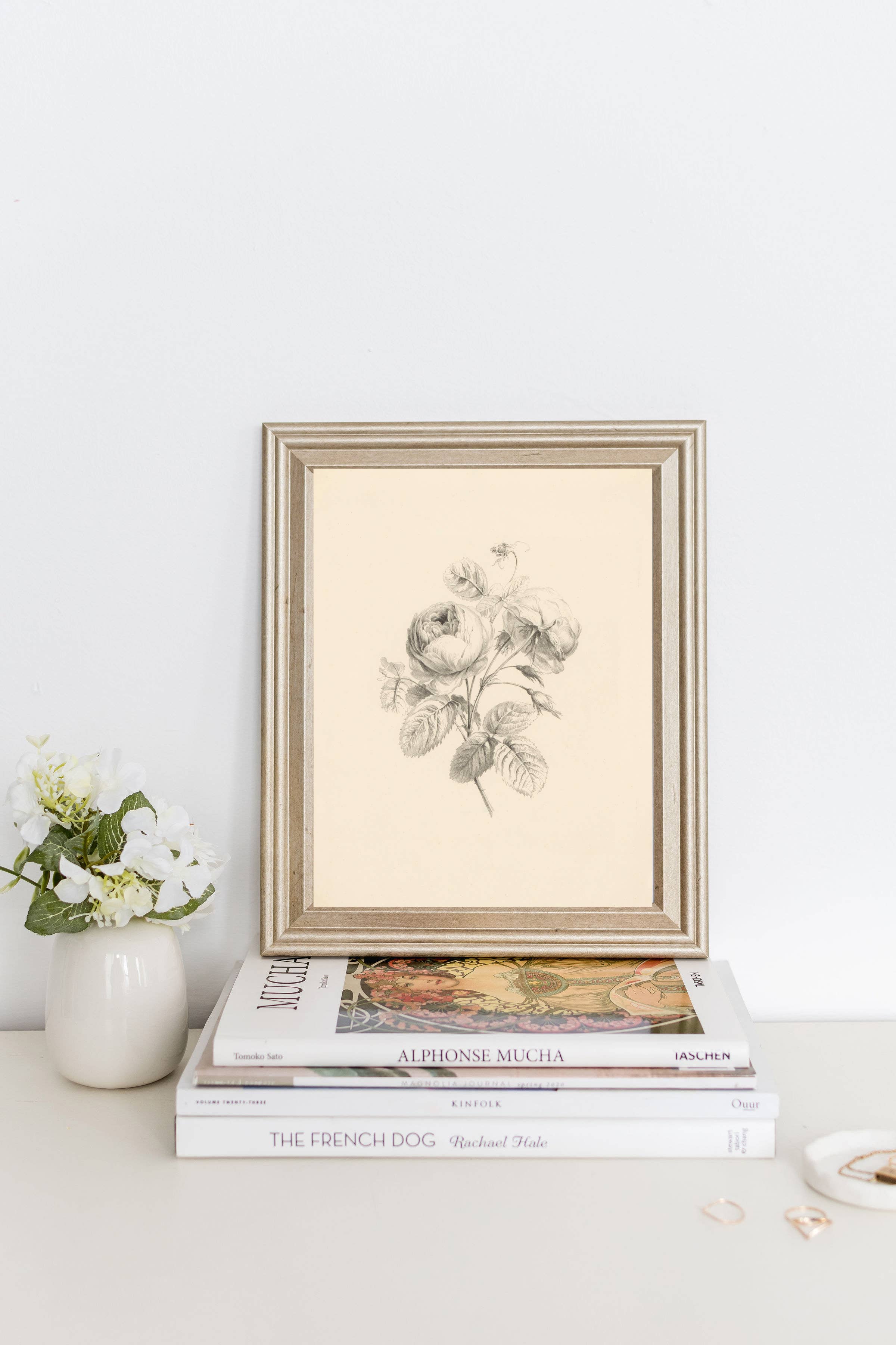 Pink Lemon Decor - Wholesale Kunstprint - Antieke vintage kunstdruk met bloemen1