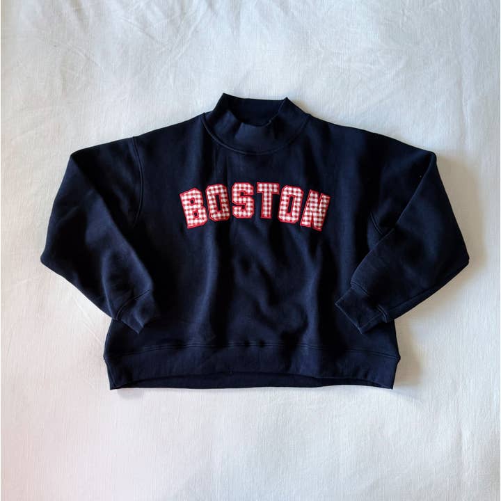 The Mallory Mockneck | Custom for wholesale by Scarlet & Gold