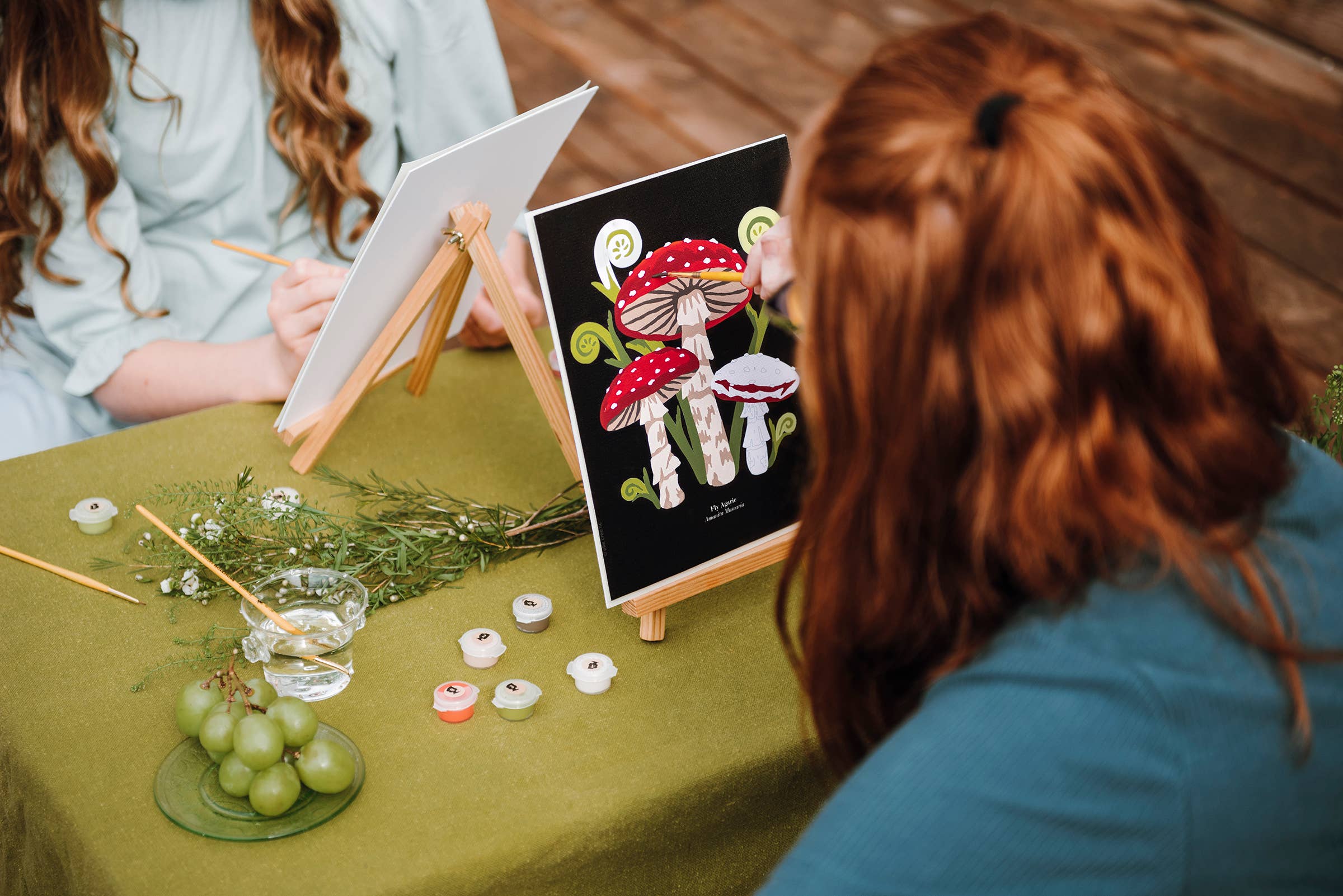 Elle Crée (She Creates) - Vente Kit de bricolage - Kit de peinture par numéro Champignons à l'agaric4