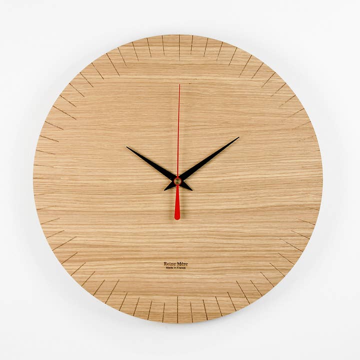 Austerlitz - Ur i egetræsfinér MDF for engroshandel hos Reine Mère