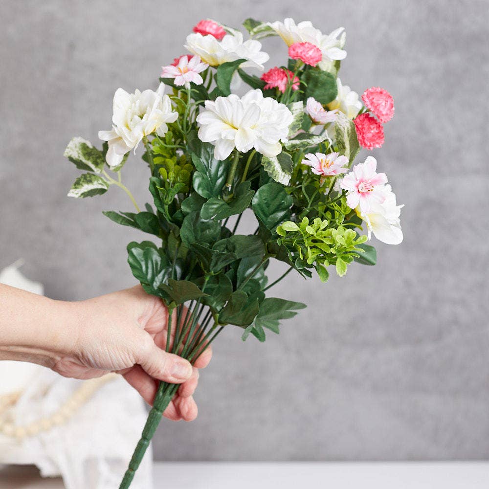 Factory Direct Craft - Wholesale Artificial Plant - Artificial Aster Mum Flower Bush2