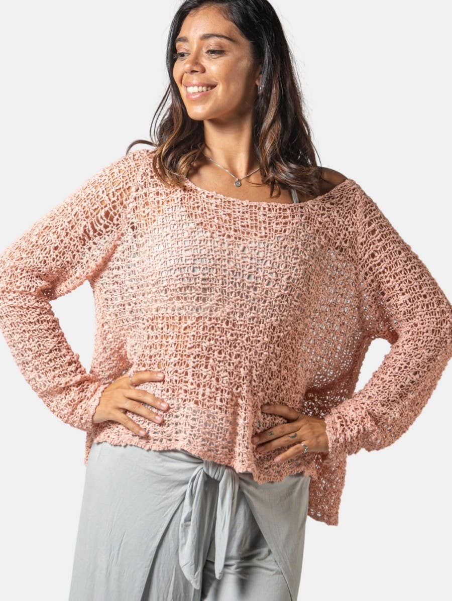 Hands To Hearts - Wholesale Tunic - Women's - Crocheted Long Sleeve Soul Warmer25