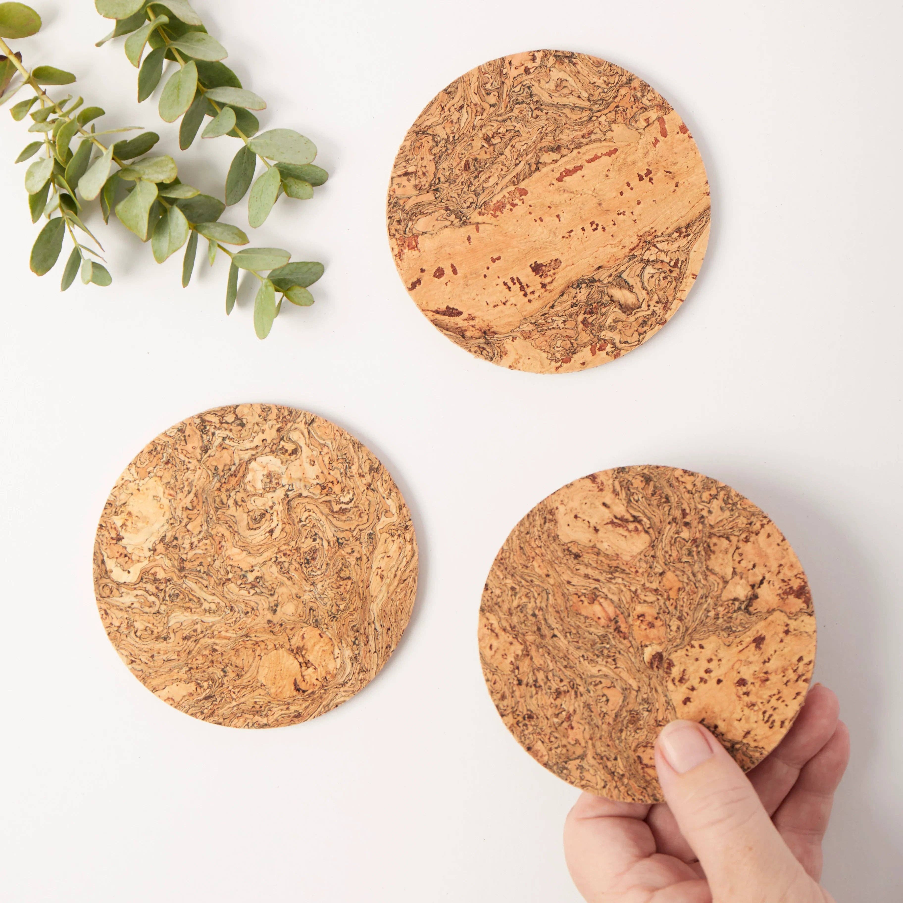 LIGA - Wholesale Coasters - Natural Cork Coasters | Round2