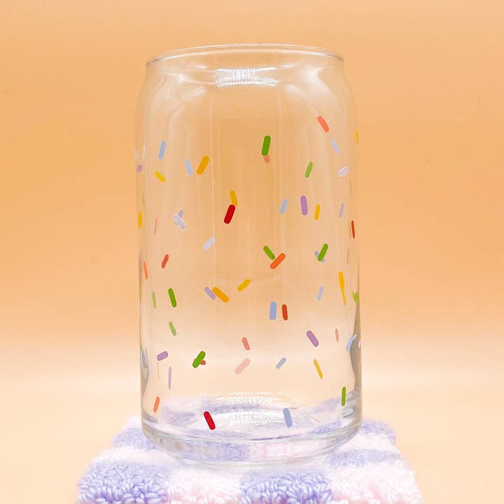 Sprinkles Can Glass Cup (Lid and Straw not included) for wholesale by BambooByTundra