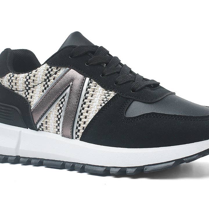 Mars Sky Shoes Wholesale - Vente Baskets tendance – femme - Fille Arider SAILWAY-07 Femme Baskets Basses à Lacets Contrastées en Couleur - Pack de 20 Paires - 25,95/Paire2