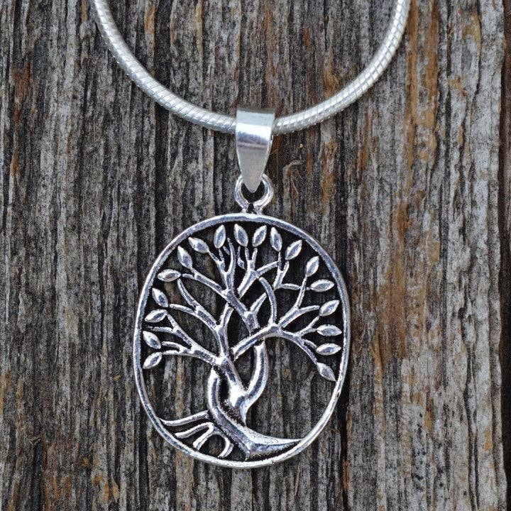 Blended Family Tree of Life Necklace in Sterling Silver for wholesale by The Green Gecko
