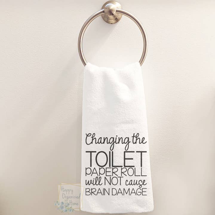 Changing the roll of Toilet paper with not cause for wholesale by Happy Organized Home