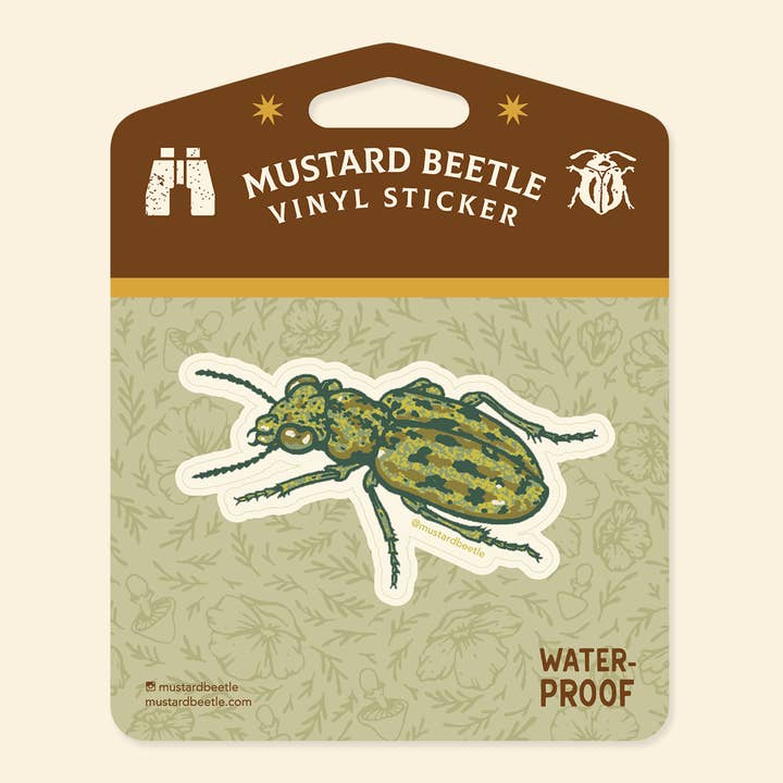 Mustard Beetle - Wholesale Sticker - Sticker: Delta Green Ground Beetle