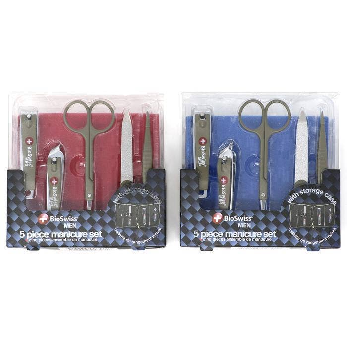 Donnamax Inc. - Wholesale Nailcare Set - 48 Case, 5 Piece Manicure Set BIOSWISS
