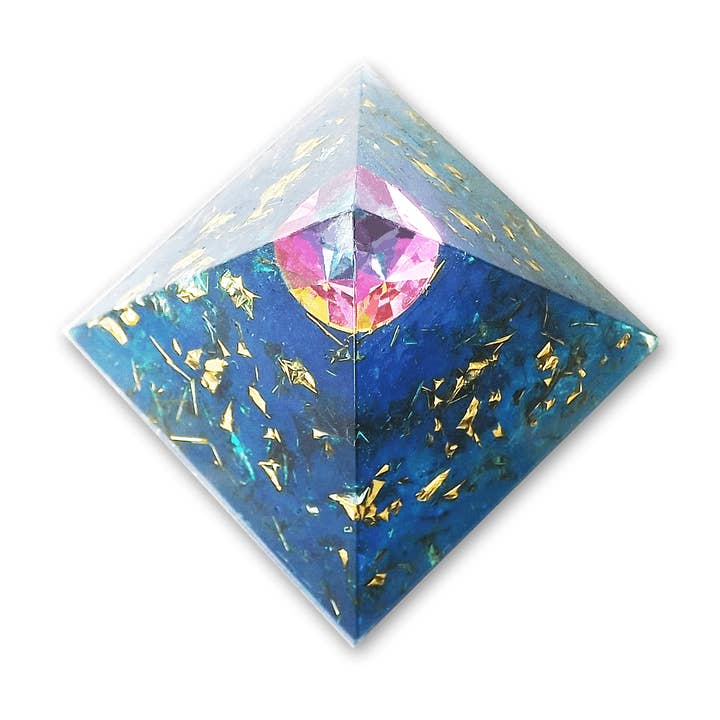 Pirámide Orgonita Ojo de Atlantis - Enfoque y Claridad para venta al por mayor de Orgonic-Art