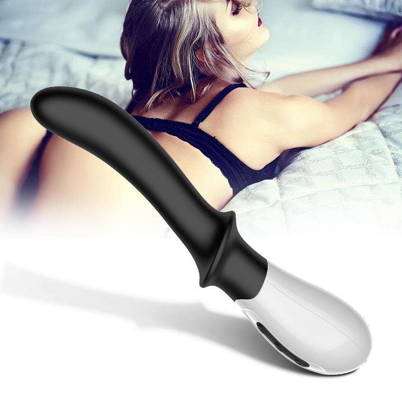 Kinky Pleasure - Venta al por mayor Juguetes eróticos - Foxshow - 63-00015 - Diseño Vibrador Punto G - 20 cm - Función de Calor - 10 Funciones - Recargable - Caja de Regalo de Lujo - Negro2