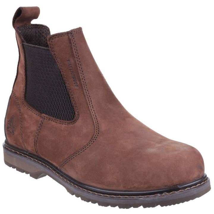 Botas para hombre Amblers - Bota de seguridad Sperrin Dealer AS148 en marrón, 6-13 para venta al por mayor de Brooklyn Big & Tall