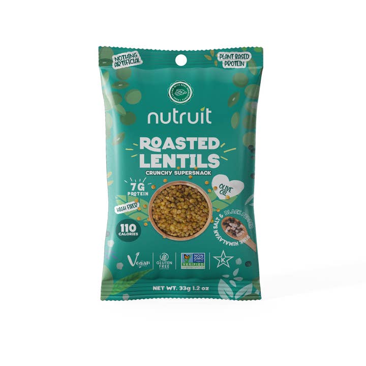 nutruit - Wholesale Nuts - Nutruit Roasted Lentil Snacks (Salt & Black Pepper)