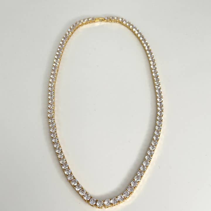 Demetra Tennis Necklace for wholesale by Sahira Jewelry Design