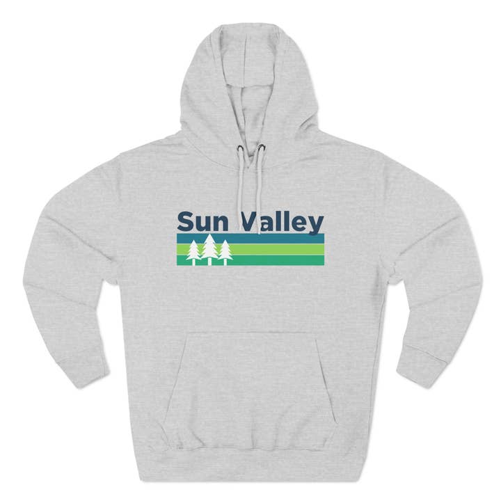 Hey Mountains - Wholesale Hoodie - Unisex - Premium Sun Valley, Idaho Hoodie - Retro Unisex Sun Valley Sweatshirt