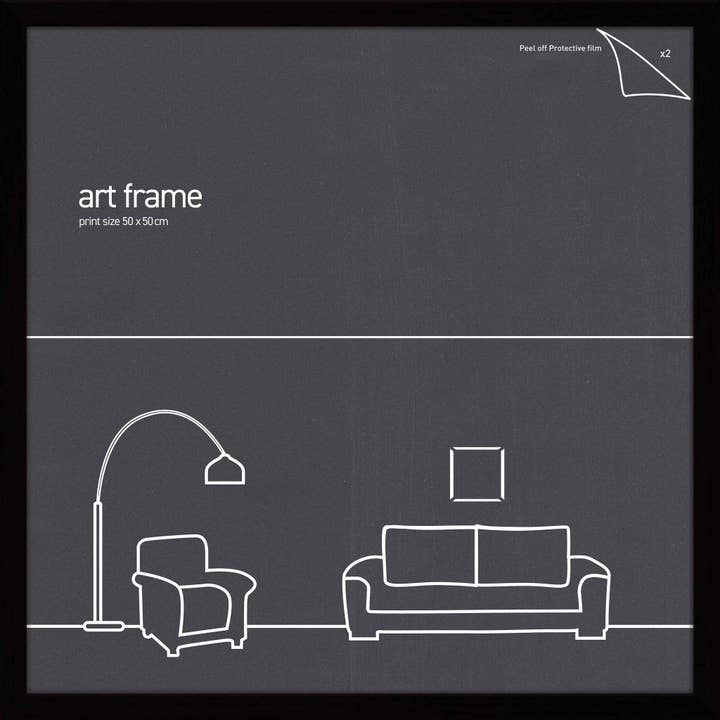 Impact Merch. - Wholesale Picture frame - Classic Frame - Black - Fits 50x50cm Print