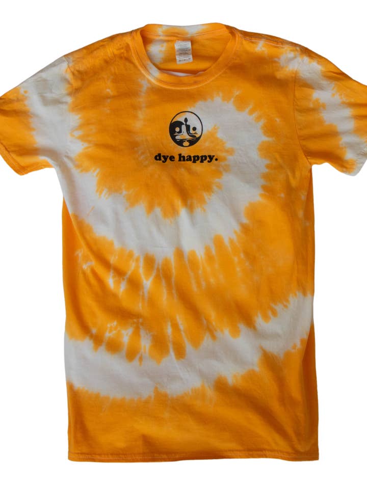 The Sunshine Spiral Tie Dye for wholesale by Dye Happy