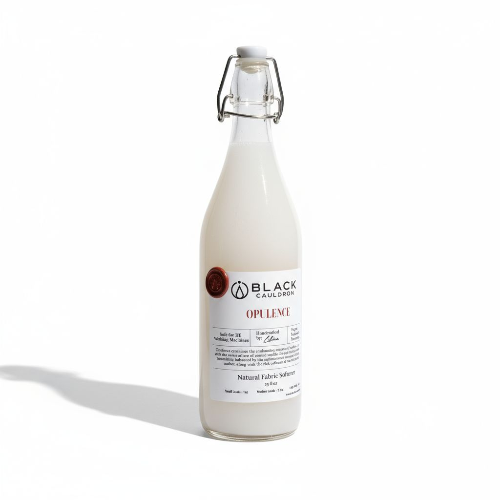 Black Cauldron Soap Co. - Wholesale Fabric softener - Opulence - Fabric Softener Conditioner | Fresh and Soft Laundry 33oz3