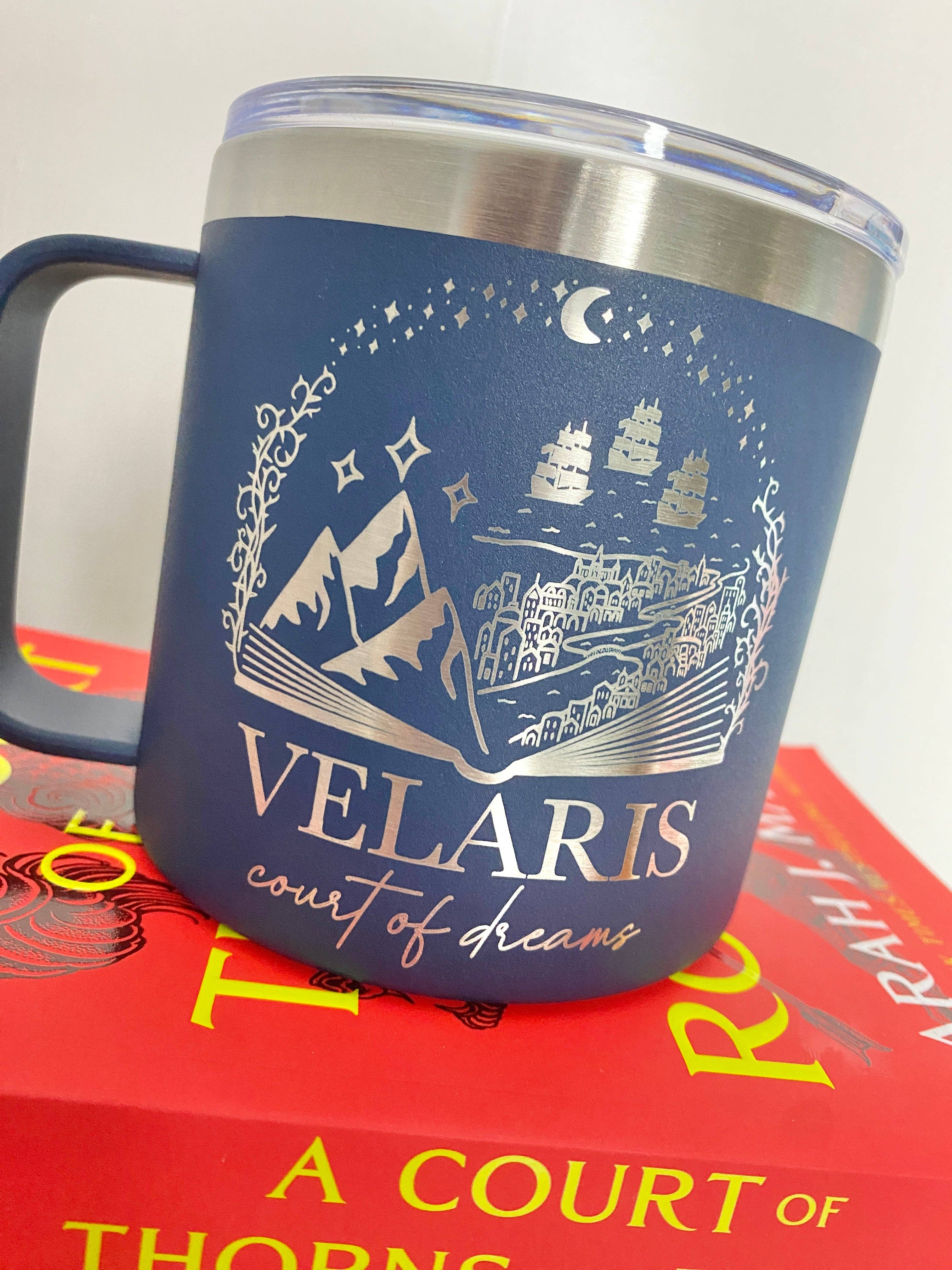 zoo&roo - Vendita all'ingrosso Bicchiere/tazza termica - Tazza in acciaio inox Velaris | Tazza ufficiale ACOTAR9