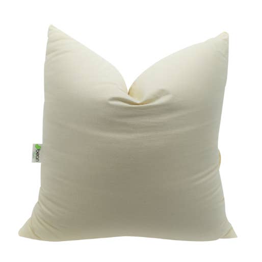 Bean Products - Vente Coussin décoratif - Coussins en kapok, 100 % biologiques, tailles européennes, rembourrés en kapok, luxe végétalien1