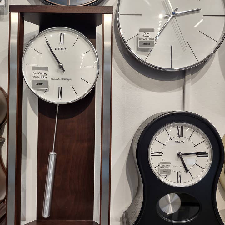 Seiko Clocks USA - Wholesale Wall Clock - Modern & Sophisticated Wall Clock with Pendulum