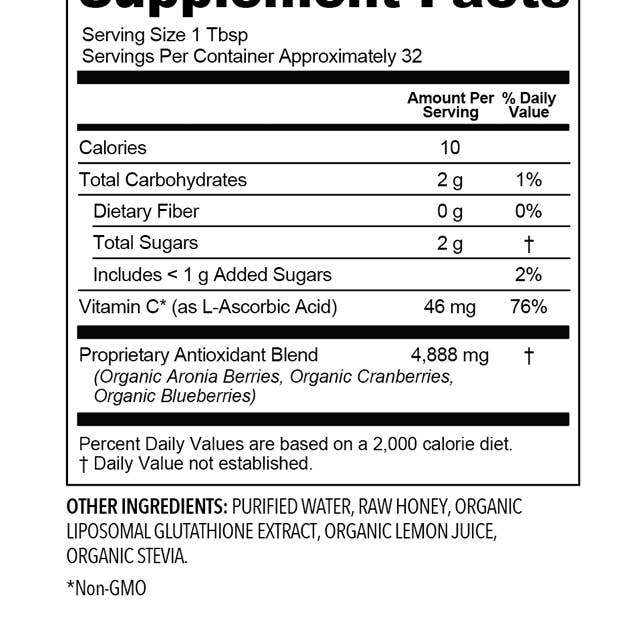 Rowe Casa Organics - Wholesale Oral Supplement/Vitamin - ANTIOXIDANT INFUSION | 16 oz