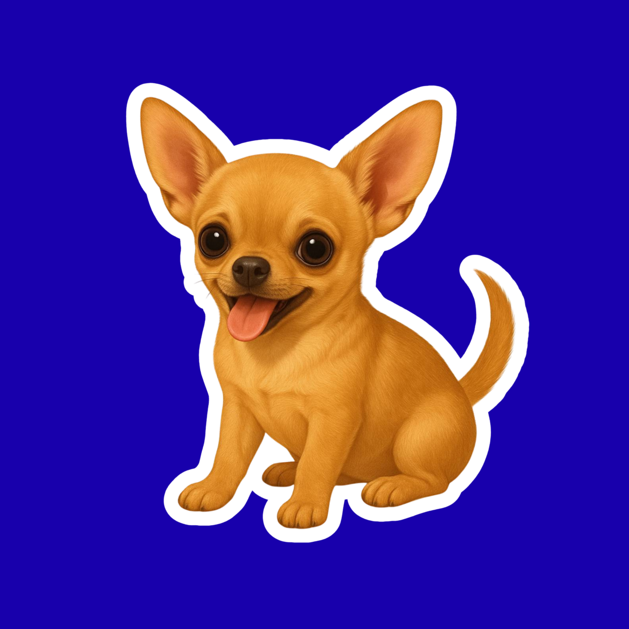 Designs by Mysh - Vente Autocollant - Autocollants de chien Chihuahua – Autocollant en vinyle aquarelle découpé, décalcomanie pour animaux de 3” durable pour ordinateur portable, bouteille d'eau, journal14