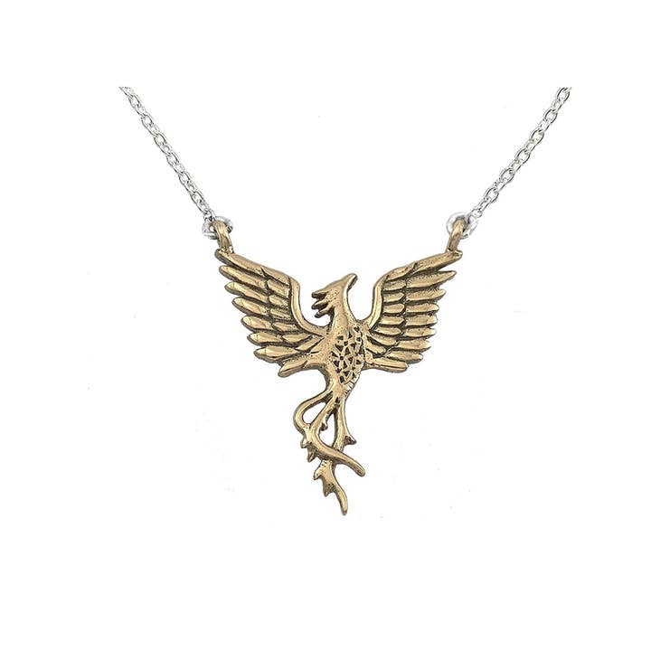 Jewelry Evolution - Wholesale Pendant/Charm Necklace - Phoenix "Rise Strong" Petite Necklace5