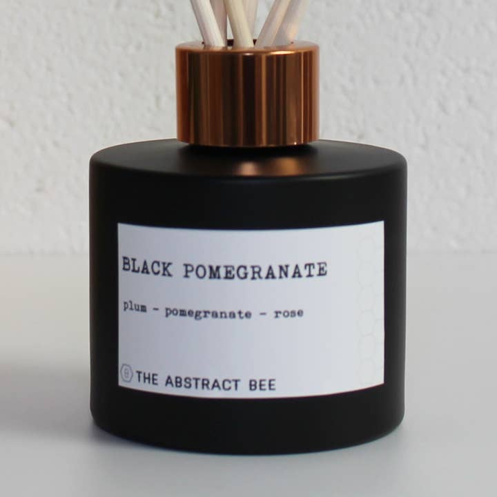 Black Pomegranate Reed Diffuser for wholesale by The Abstract Bee