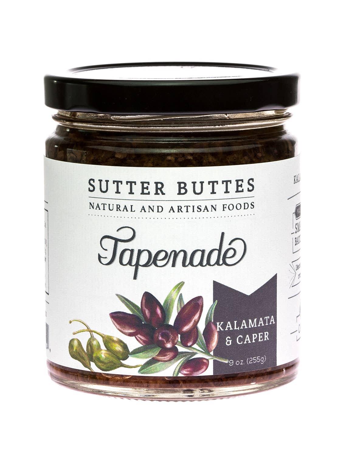 Sutter Buttes - Wholesale Tapenade - Kalamata & Caper Tapenade–Light & Savory Gourmet Spread 9oz