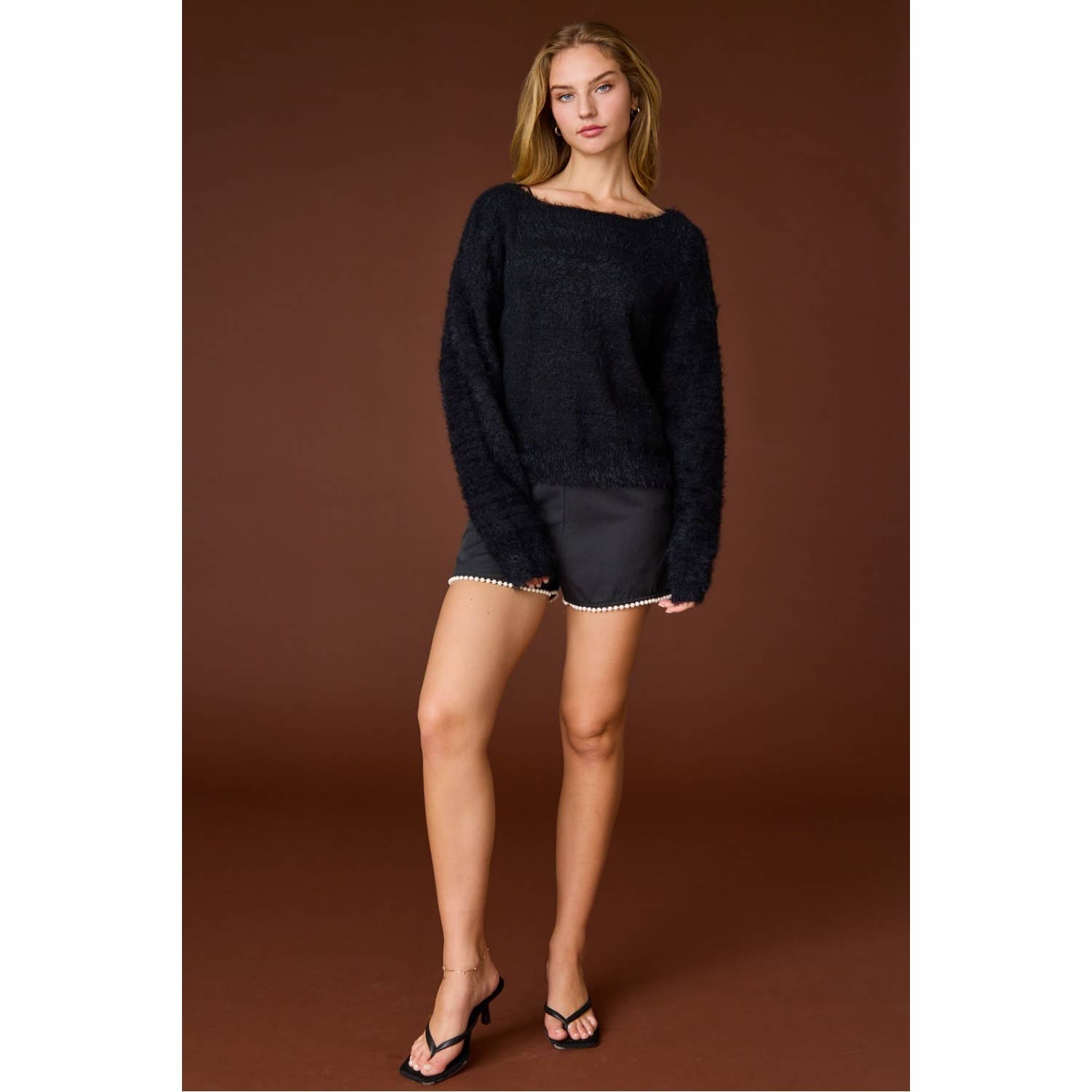 Apolline - Vente Pull en maille – femme - Pull à nœud Aria5