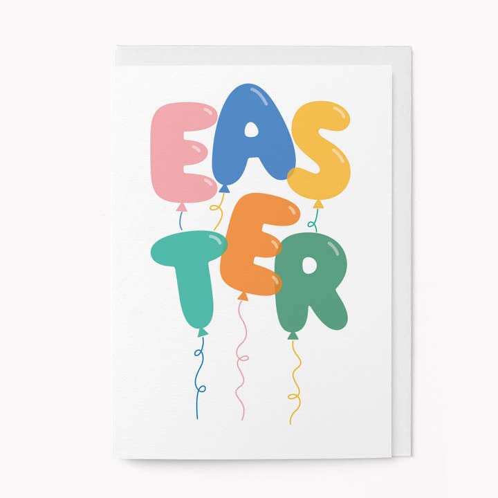 Graphic Factory - Wholesale Easter card - Easter Balloons - Greeting card0