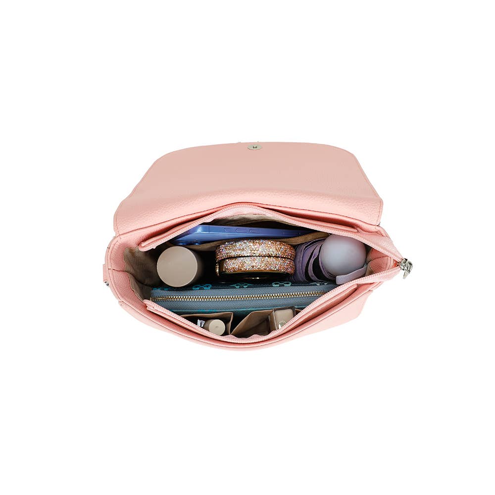 Strathurie – wholesale Crossbody bag – Women's – Harris Tweed Skye Blue Ladies Saddle Bag 71164