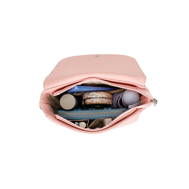 Strathurie - Wholesale Crossbody Bag - Women's - Harris Tweed Skye Blue Ladies Saddle Bag 71164