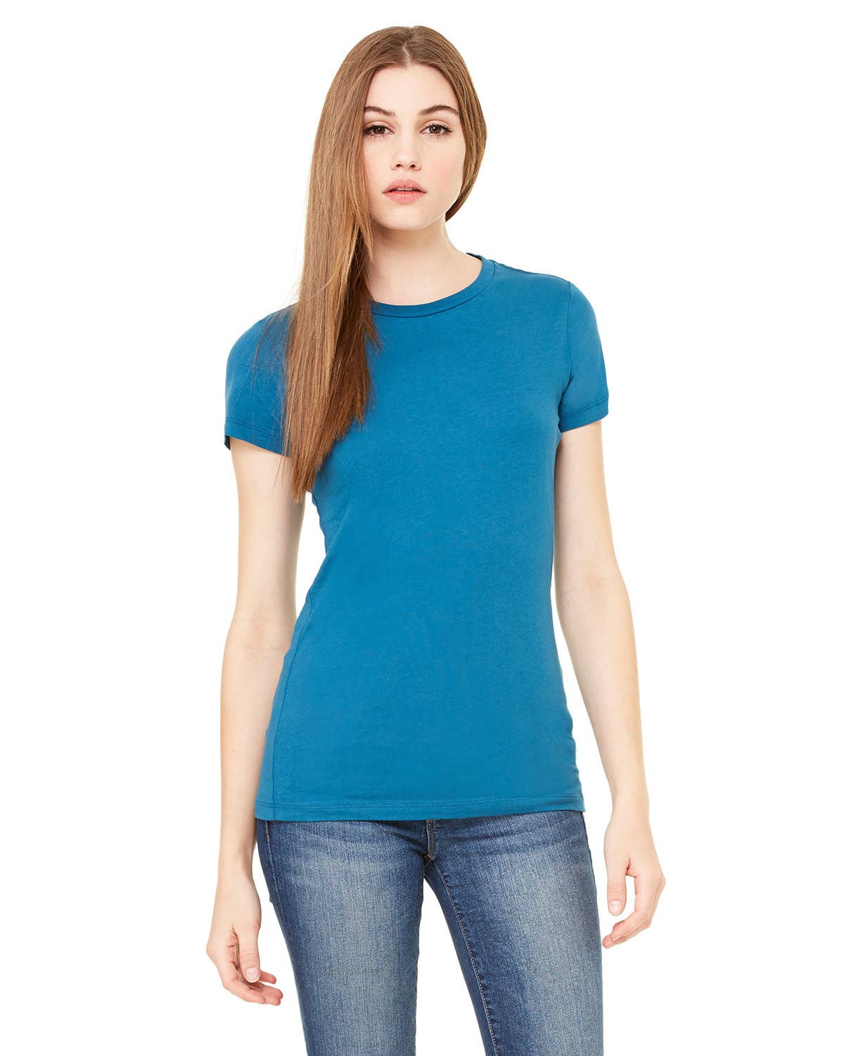 Total Apparel - Wholesale T-Shirt - Women's - Bella + Canvas 6004 - Ladies' Slim Fit T-Shirt9
