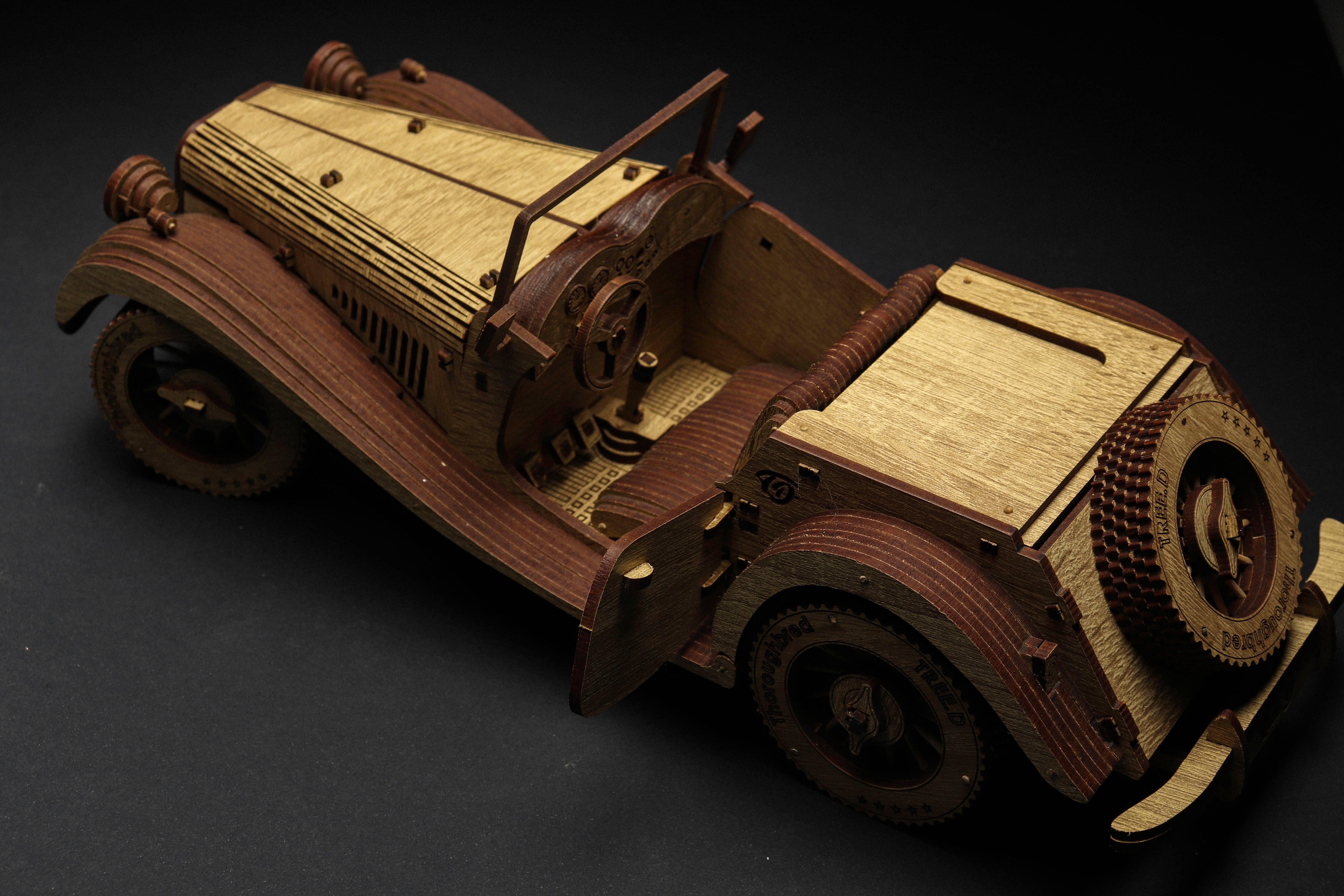 Next Day Shop - Wholesale Puzzle - Kids - Treed-Puzzle Car 3D Wooden Puzzle - Car Model Kit to Build8