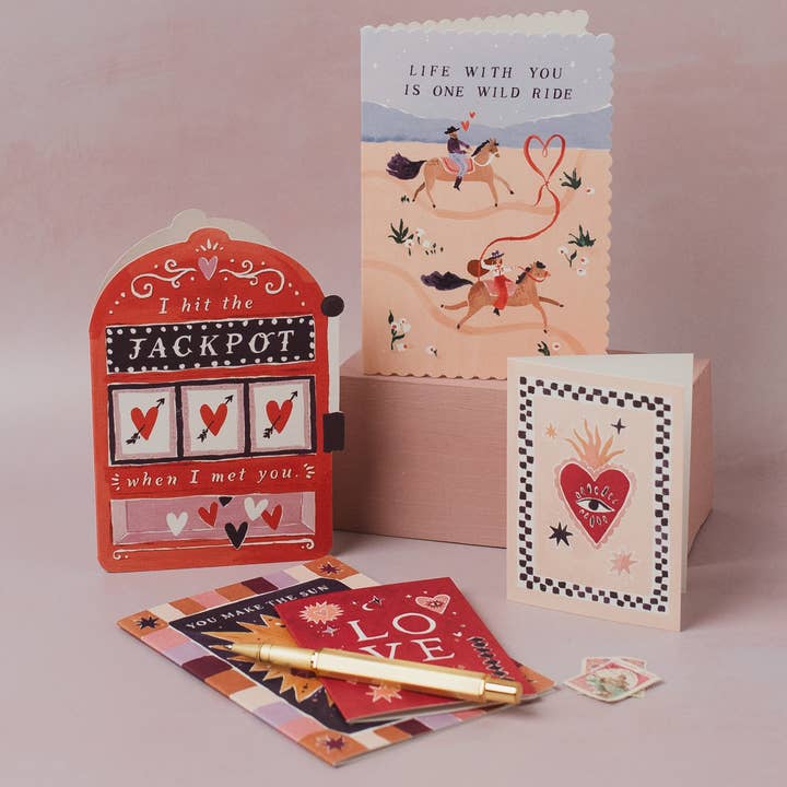 Sister Paper Co. – wholesale Love card – Sacred Heart Mini Love Card | Mini Greeting Card | Mini Card2