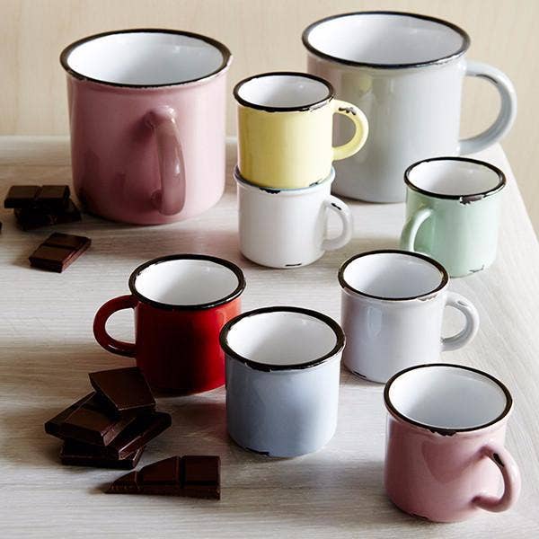 Canvas Home - Wholesale Coffee Mug - Tinware Espresso Mug - Gift Set of 6