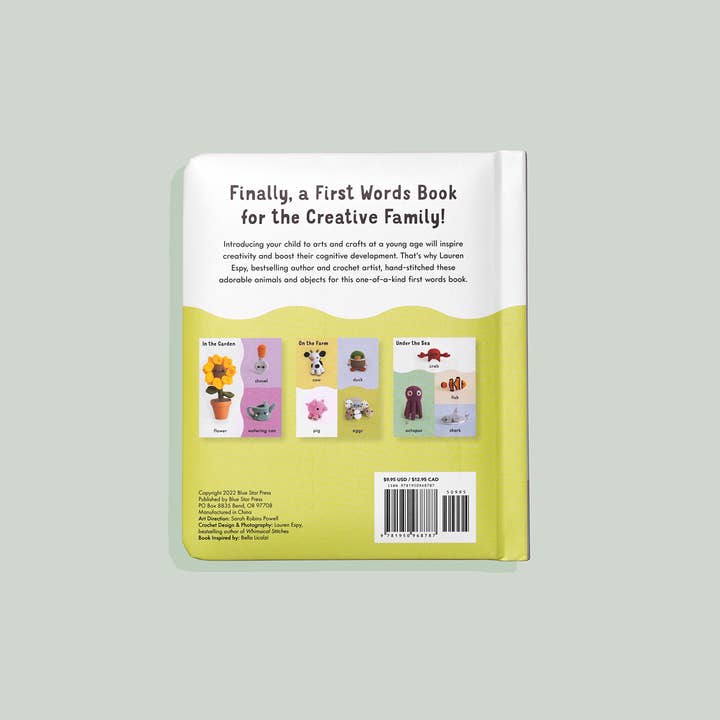 Paige Tate & Co. - Wholesale Book - Kids - First Words w/ Cute Crochet Friends (easter basket stuffers)