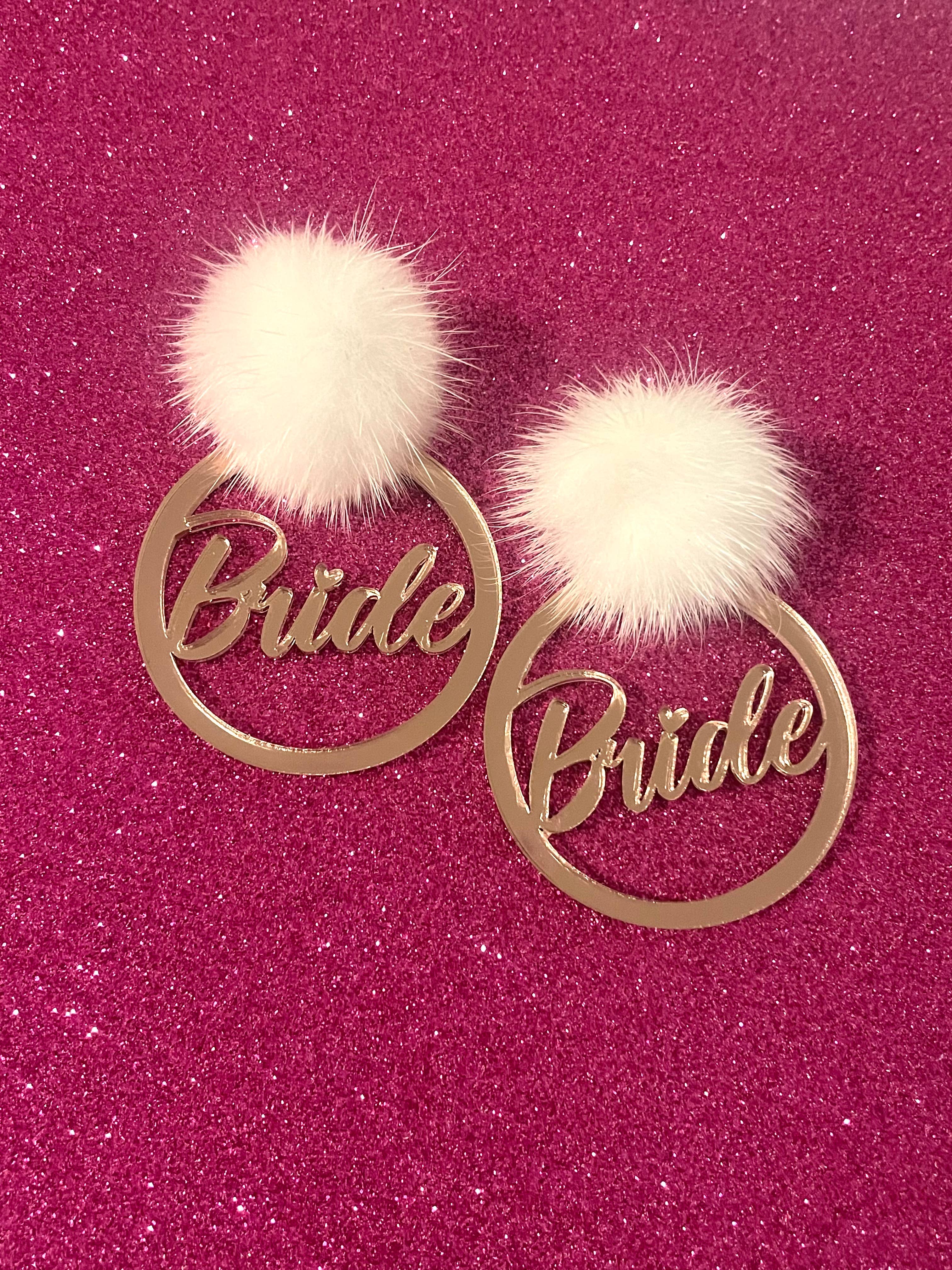 Louie Love - Wholesale Dangle Earrings - Bride Bridal Acrylic Earrings9
