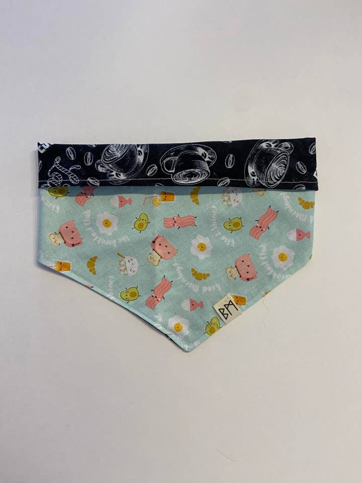 Frukost Vändbar Pet Bandana för wholesale av Bleu Malice