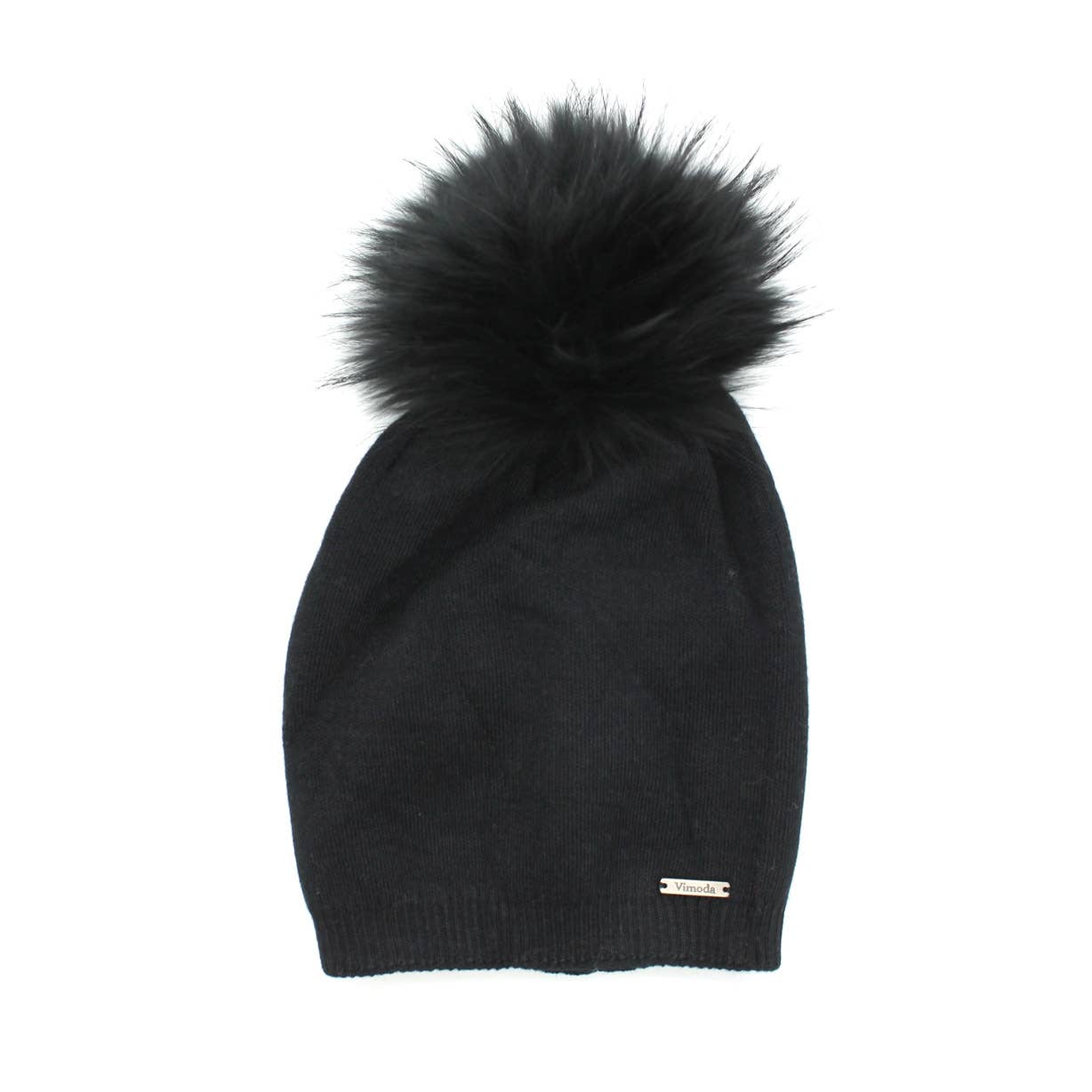 Vimoda - Vente Bonnet – femme - Bonnet avec pompon amovible1