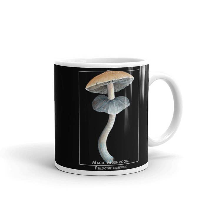 Sword Fern Studios – Großhandel Kaffeebecher – Psilocybe Cubensis Magic Mushroom Kaffee- und Teebecher