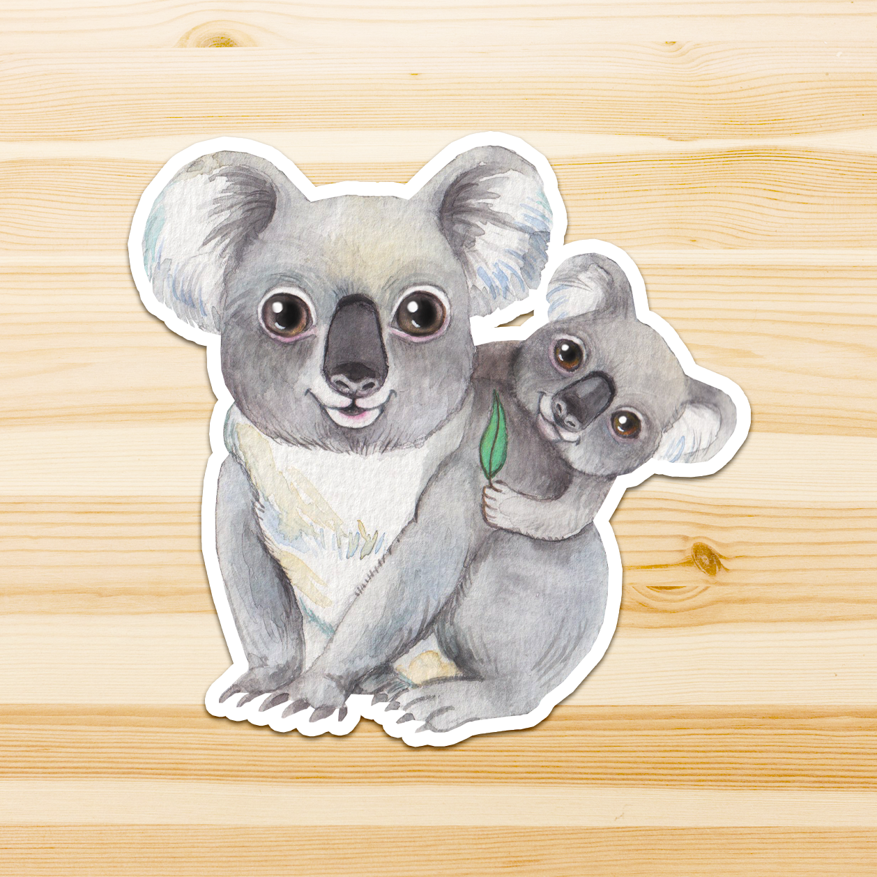 Watercolour By Cat - Wholesale Sticker - Large Australian Animal Vinyl Sticker29