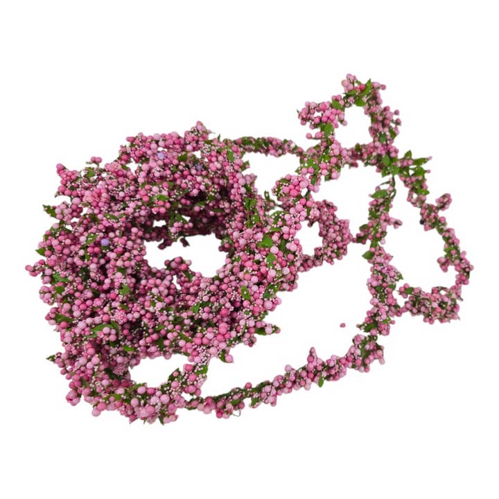 Guirnalda de bayas 3,80 m rosa para venta al por mayor de Floratexx