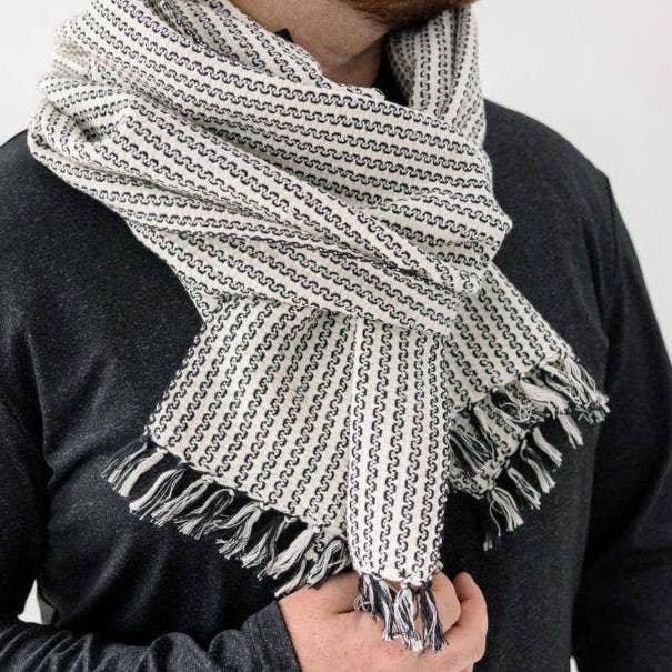 Aaron Handwoven Ethiopian Cotton Scarf for wholesale by Sabahar Europe